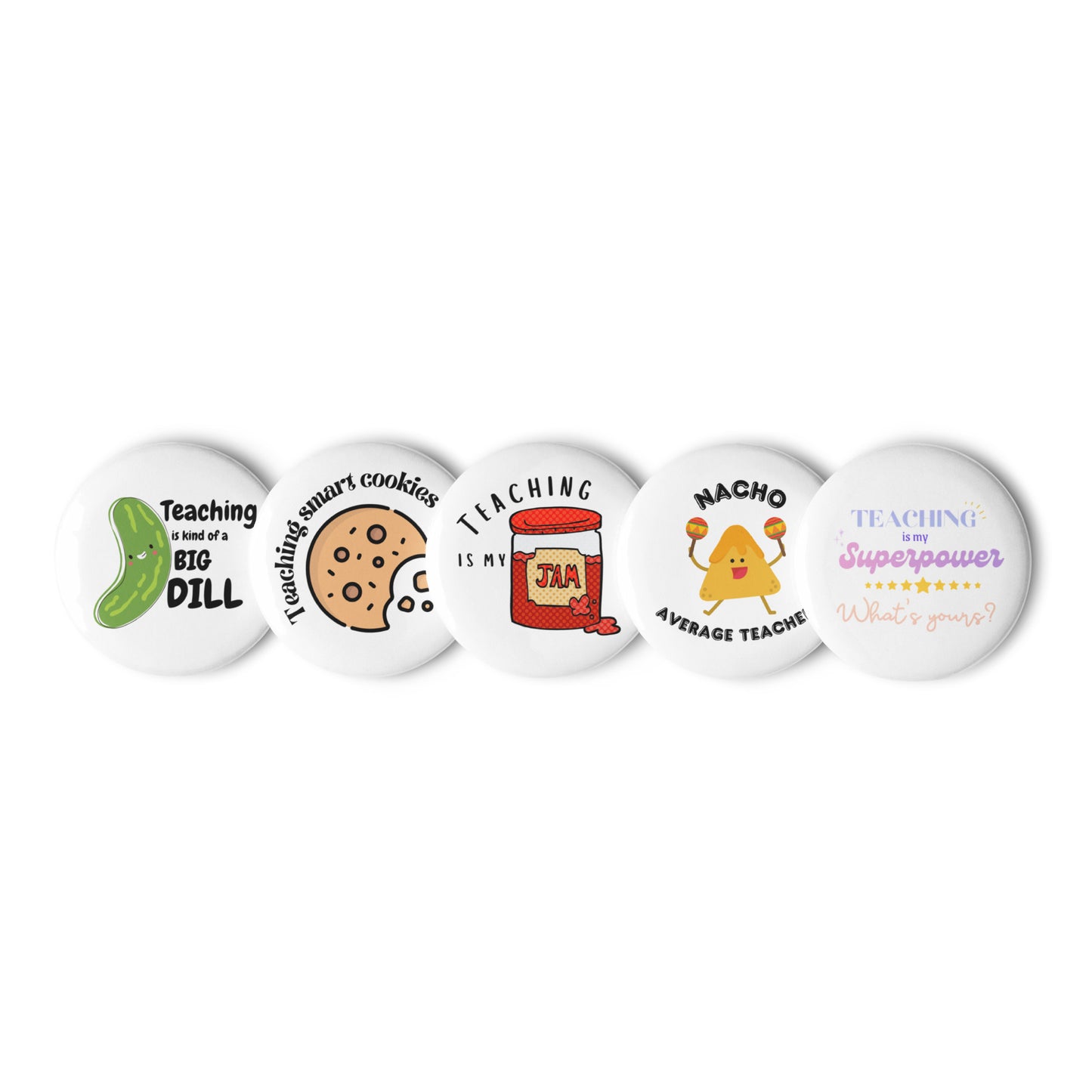 Fun pin buttons