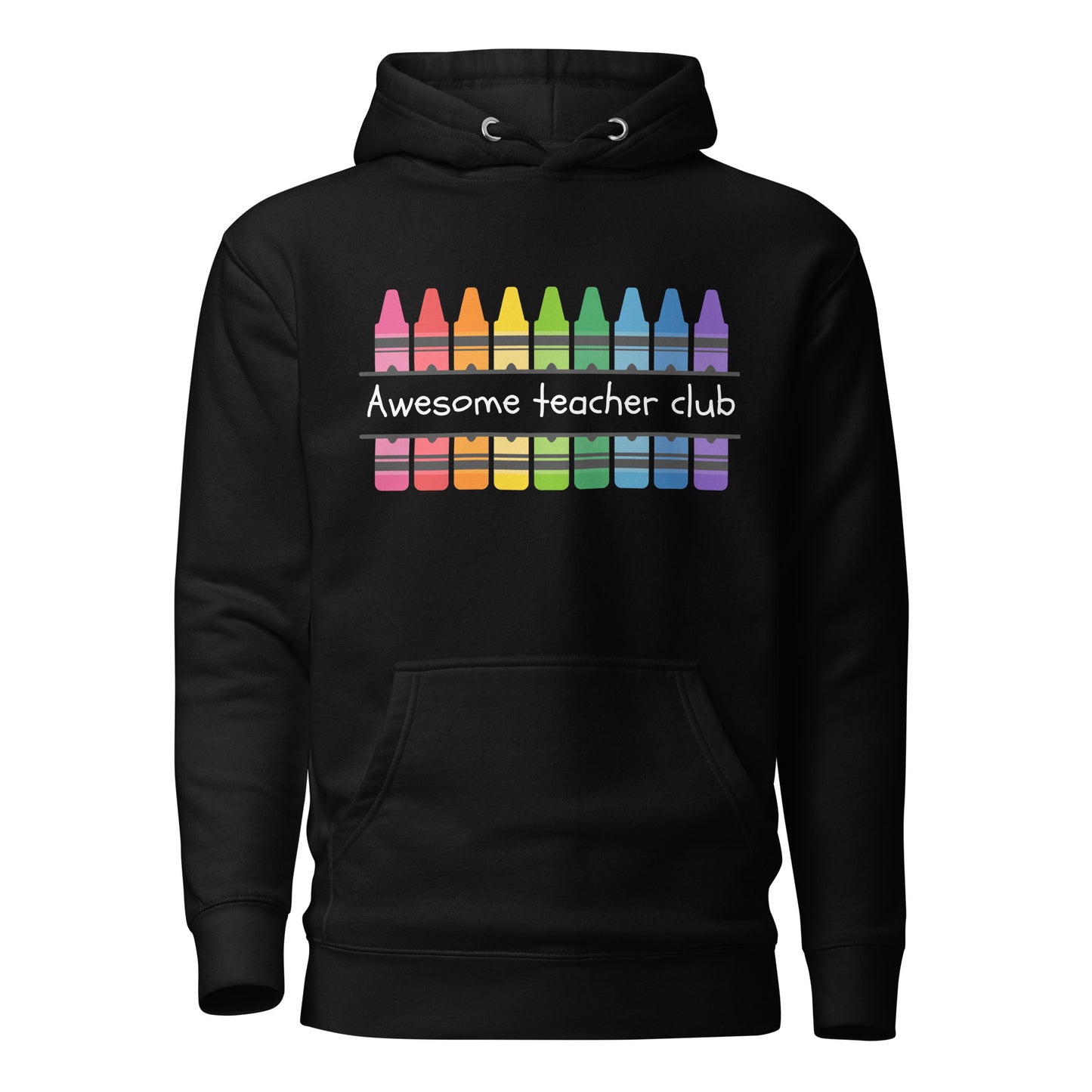 Awesome teacher club dark unisex hoodie