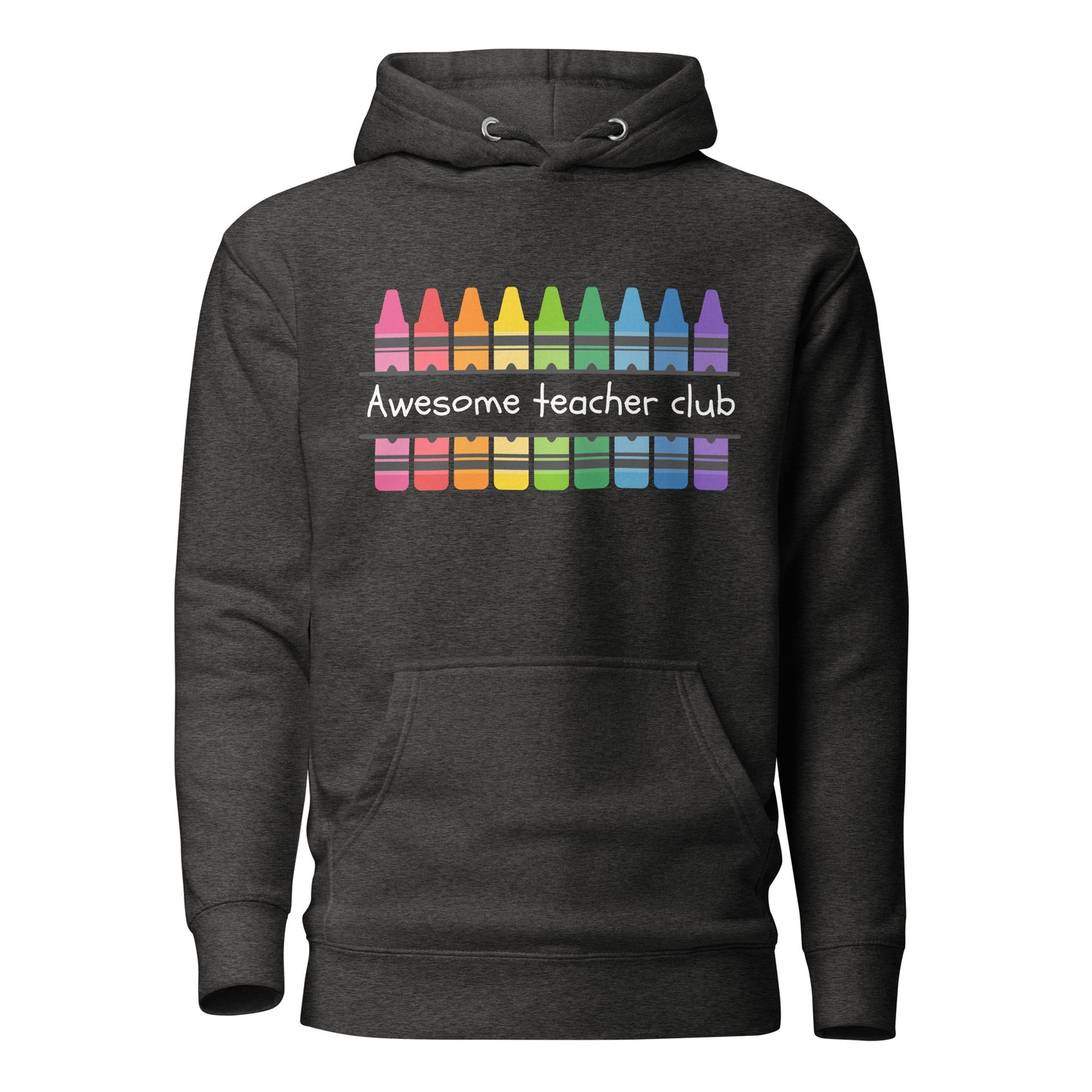 Awesome teacher club dark unisex hoodie