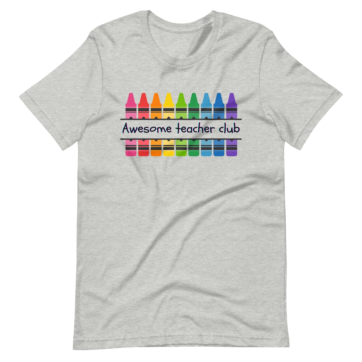 Awesome teacher club unisex t-shirt