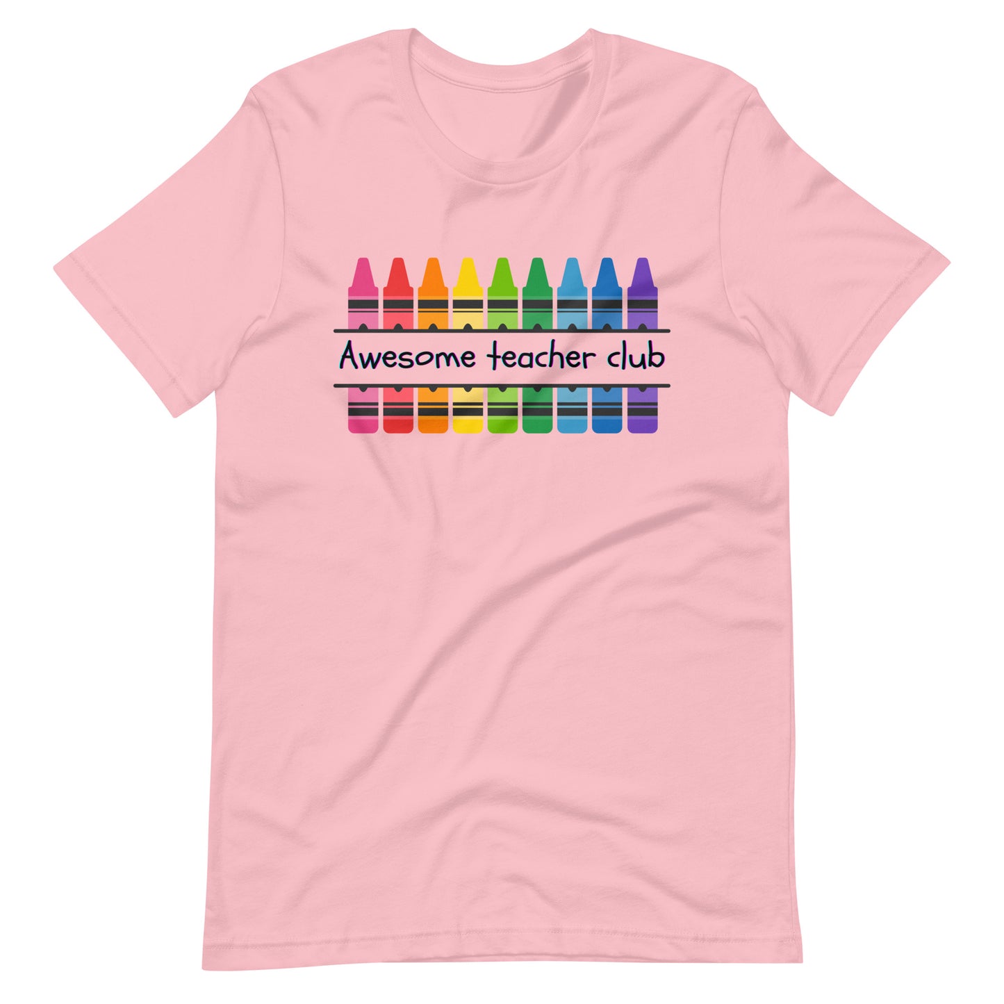 Awesome teacher club unisex t-shirt